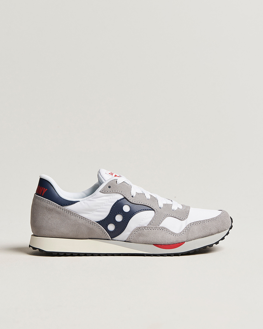 Uomini | Saucony DXN Trainer Sneaker White/Navy | Saucony | DXN Trainer Sneaker White/Navy