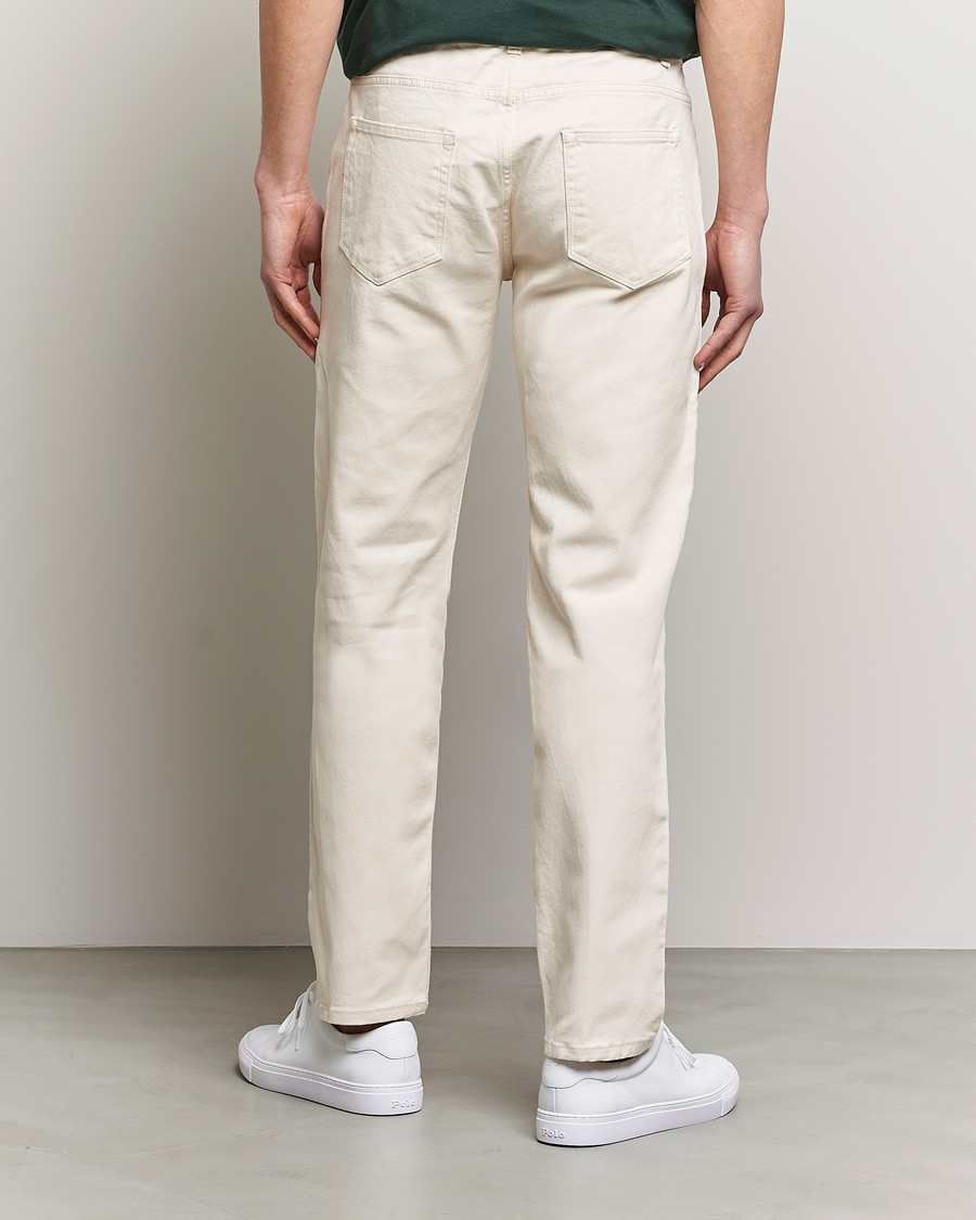 Uomini | Pantaloni | Sunspel | Five Pocket Cotton Twill Trousers Undyed