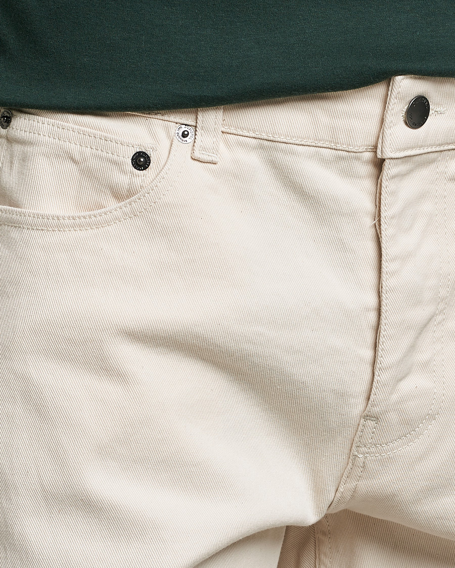 Uomini | Pantaloni | Sunspel | Five Pocket Cotton Twill Trousers Undyed