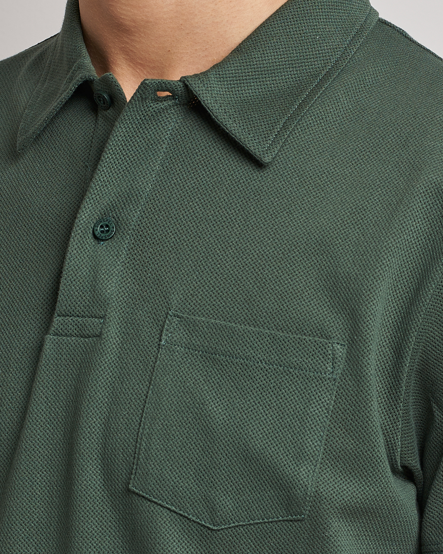 Uomini | Polo | Sunspel | Riviera Polo Shirt Dark Green