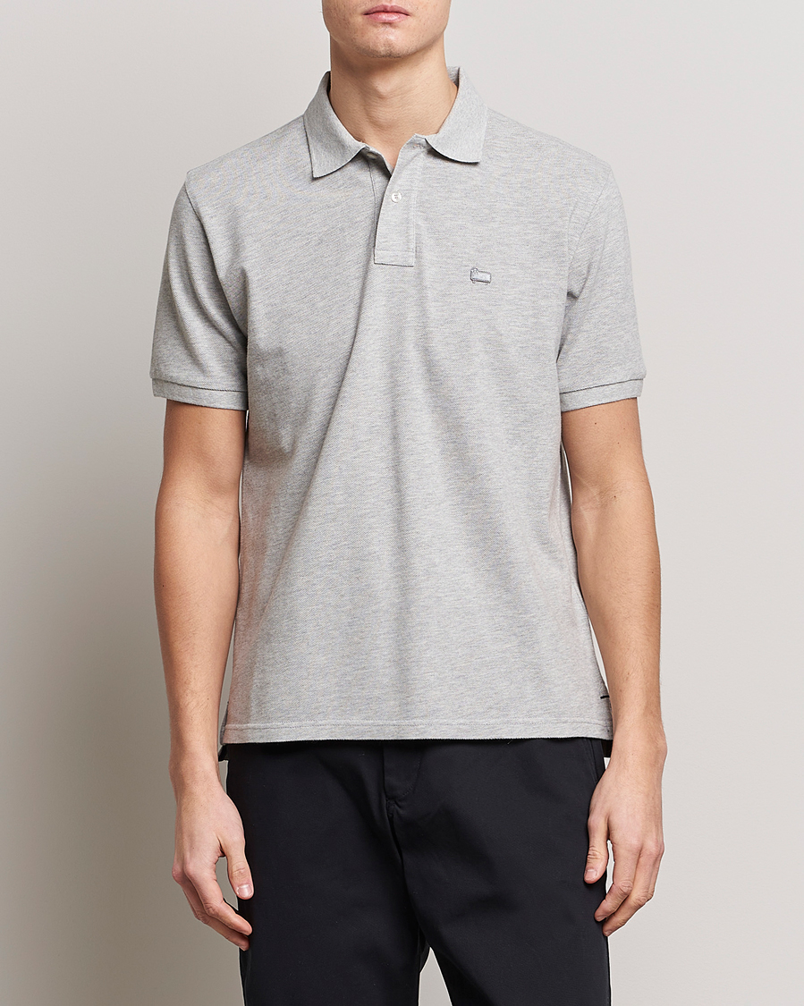 Uomini | Polo | Woolrich | Classic American Polo Light Grey Melange
