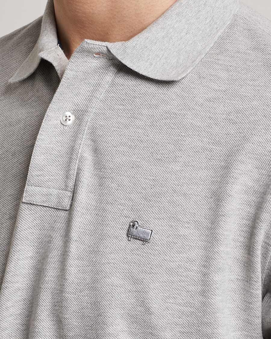 Uomini | Polo | Woolrich | Classic American Polo Light Grey Melange
