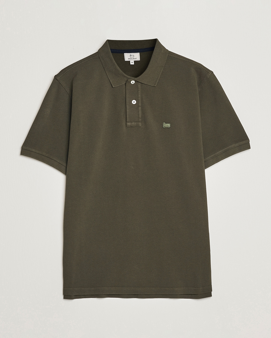 Uomini | Polo | Woolrich | Classic American Polo Dark Green