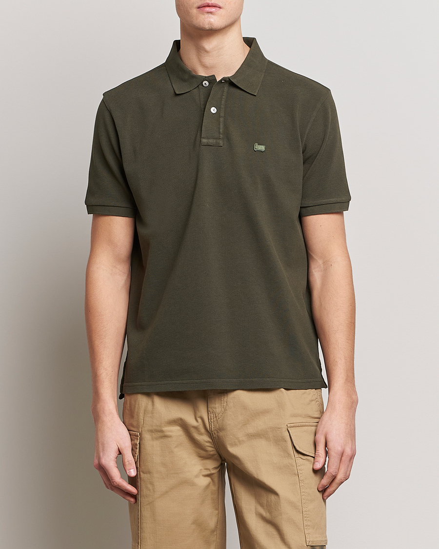 Uomini | Polo | Woolrich | Classic American Polo Dark Green