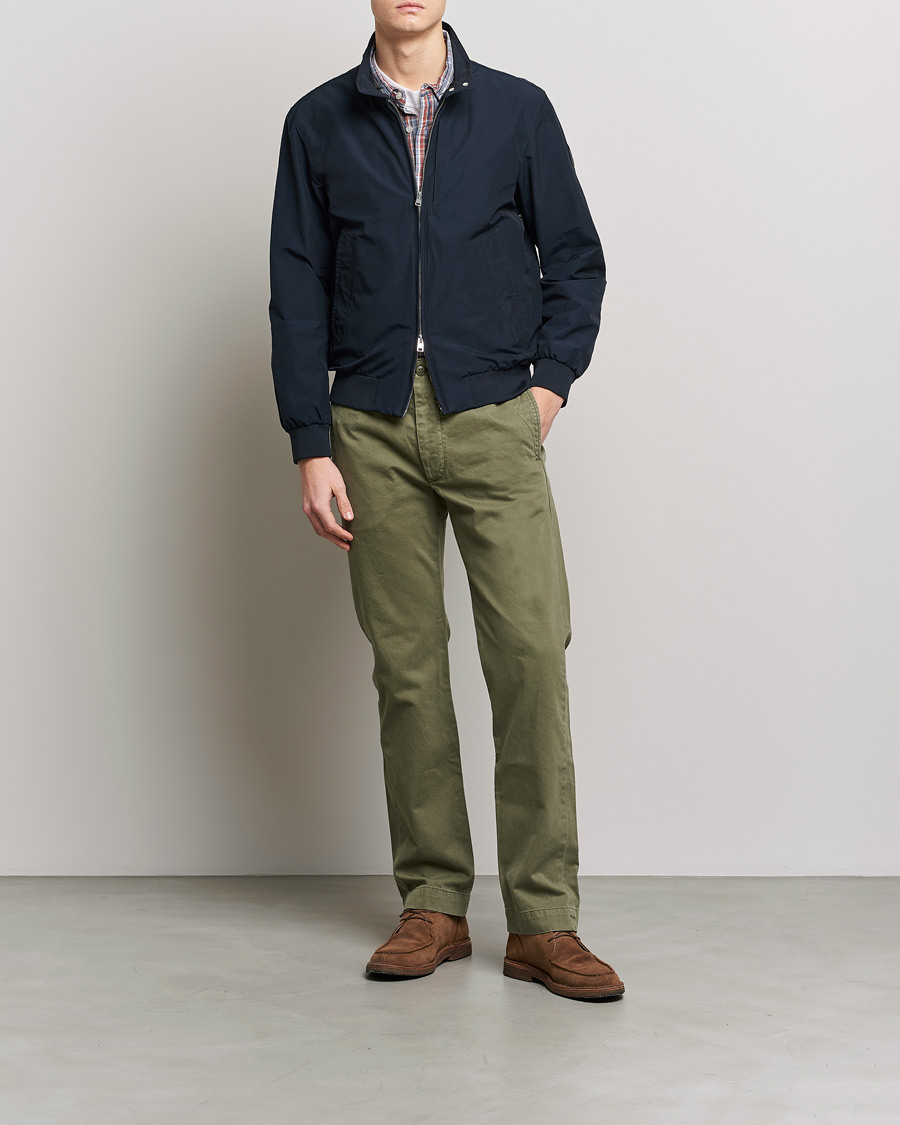 Uomini | Giacche | Woolrich | Cruiser Eco Cotton Bomber Jacket Melton Blue