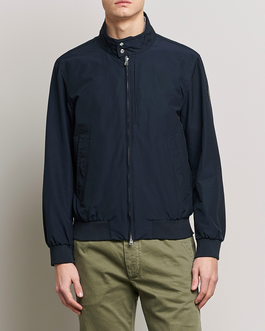 Uomini | Giacche | Woolrich | Cruiser Eco Cotton Bomber Jacket Melton Blue