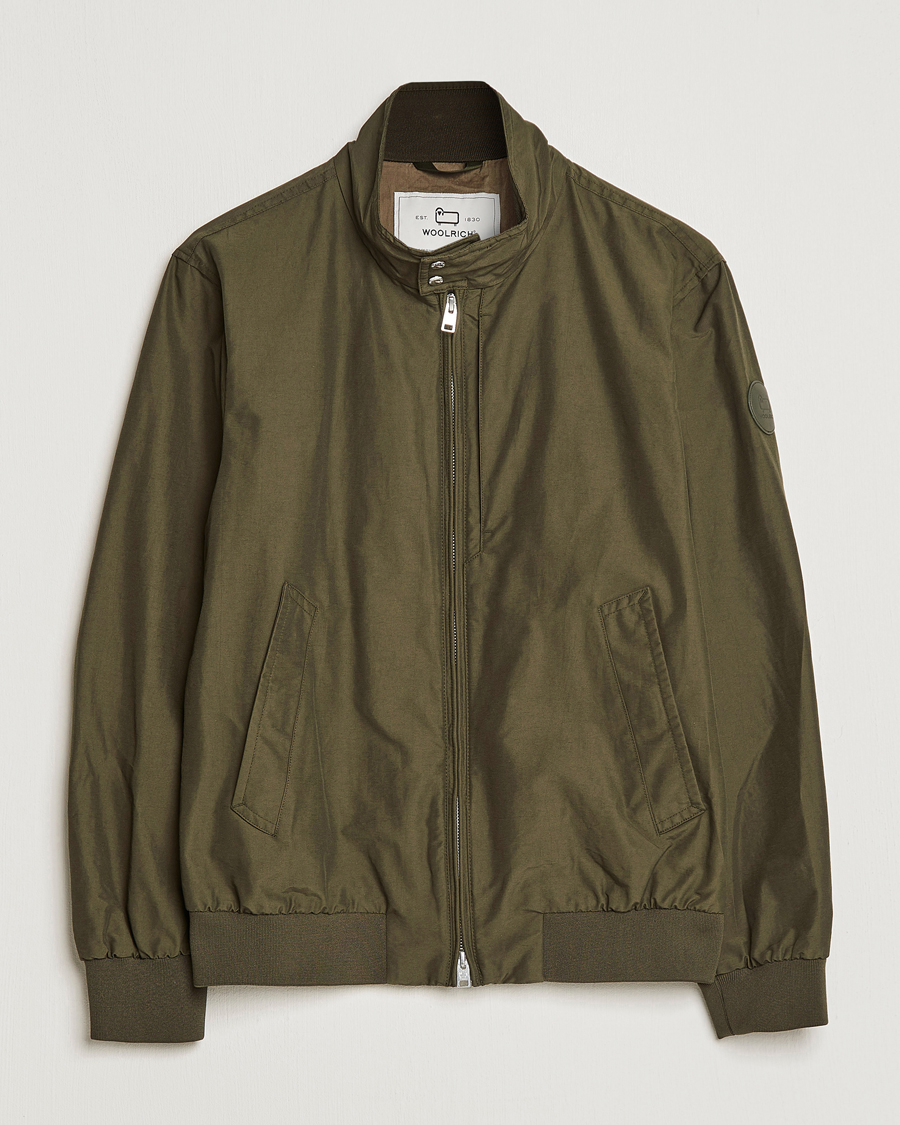 Uomini | Giacche | Woolrich | Cruiser Eco Cotton Bomber Jacket Dark Green
