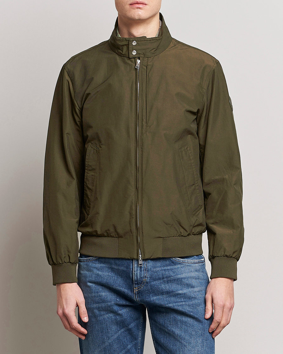 Uomini | Giacche | Woolrich | Cruiser Eco Cotton Bomber Jacket Dark Green