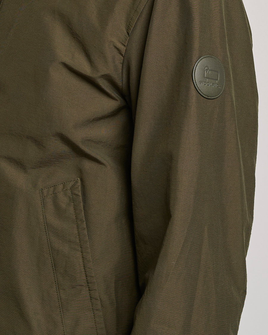 Uomini | Giacche | Woolrich | Cruiser Eco Cotton Bomber Jacket Dark Green