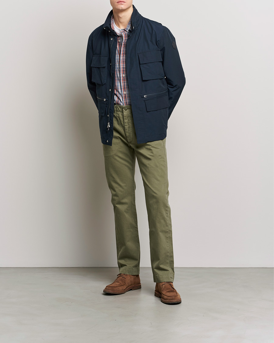 Uomini | Giacche | Woolrich | Cruiser Eco Field Jacket Melton Blue