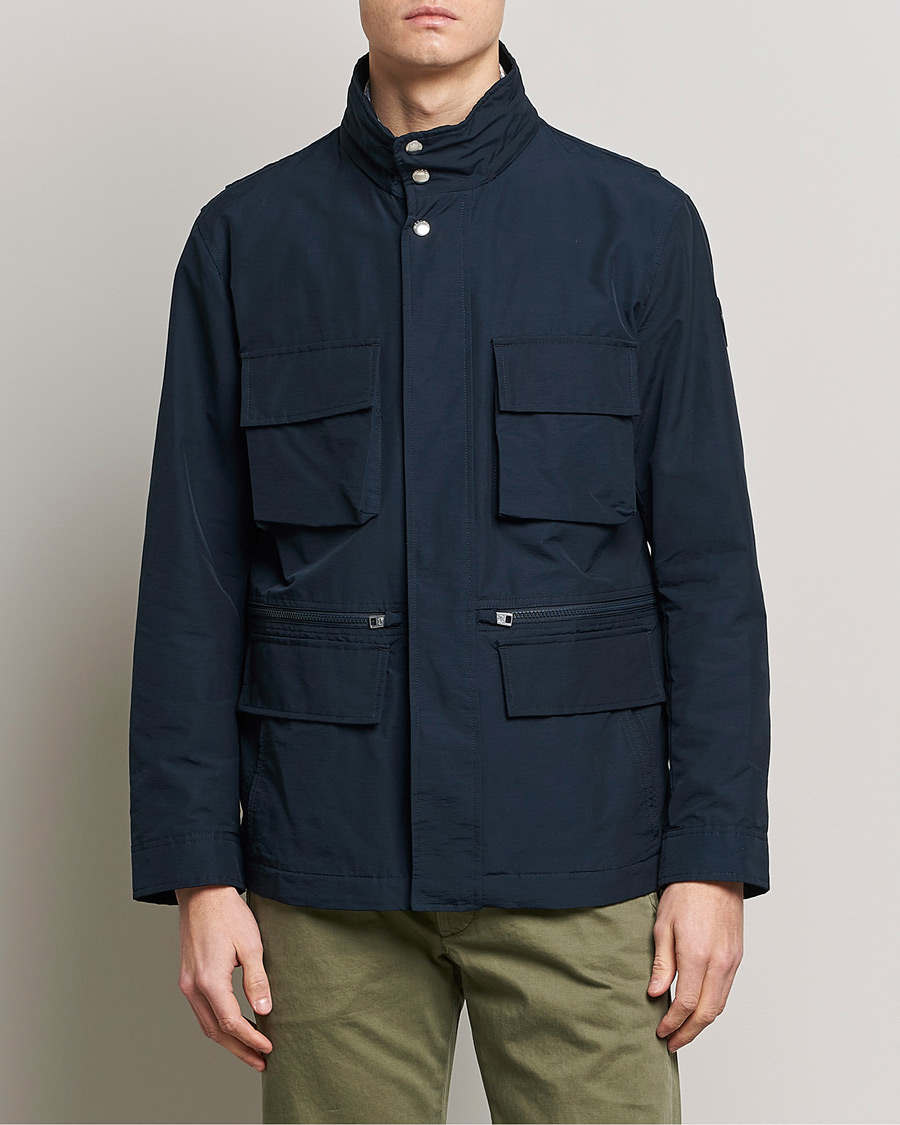 Uomini | Giacche | Woolrich | Cruiser Eco Field Jacket Melton Blue
