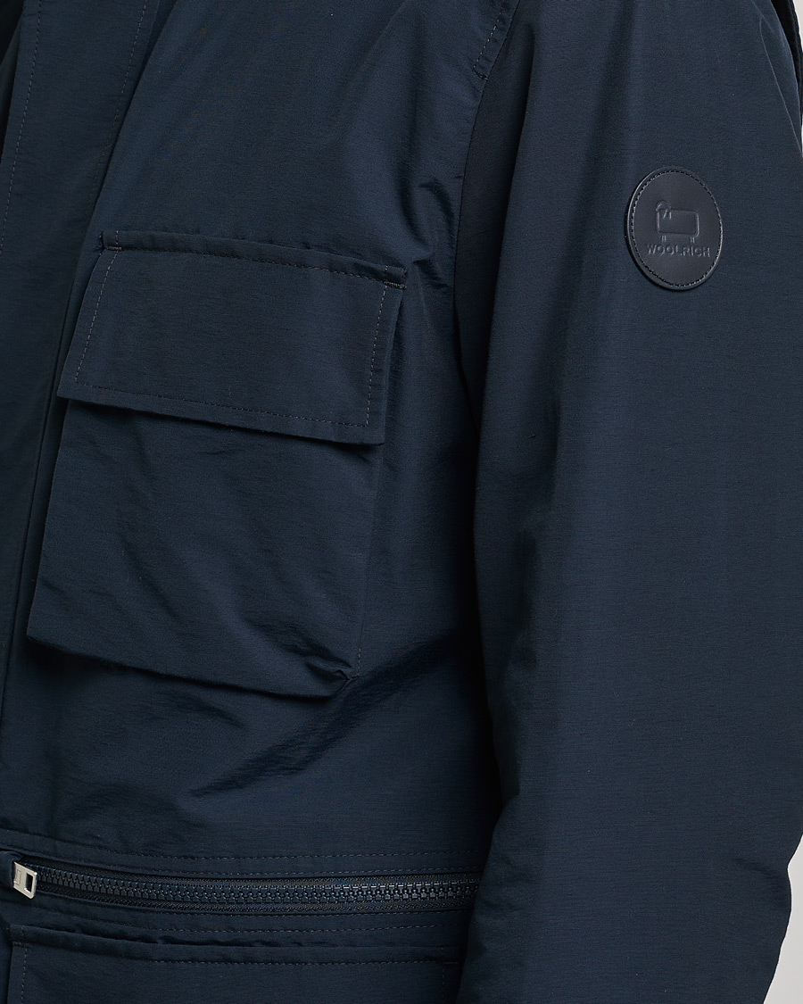Uomini | Giacche | Woolrich | Cruiser Eco Field Jacket Melton Blue