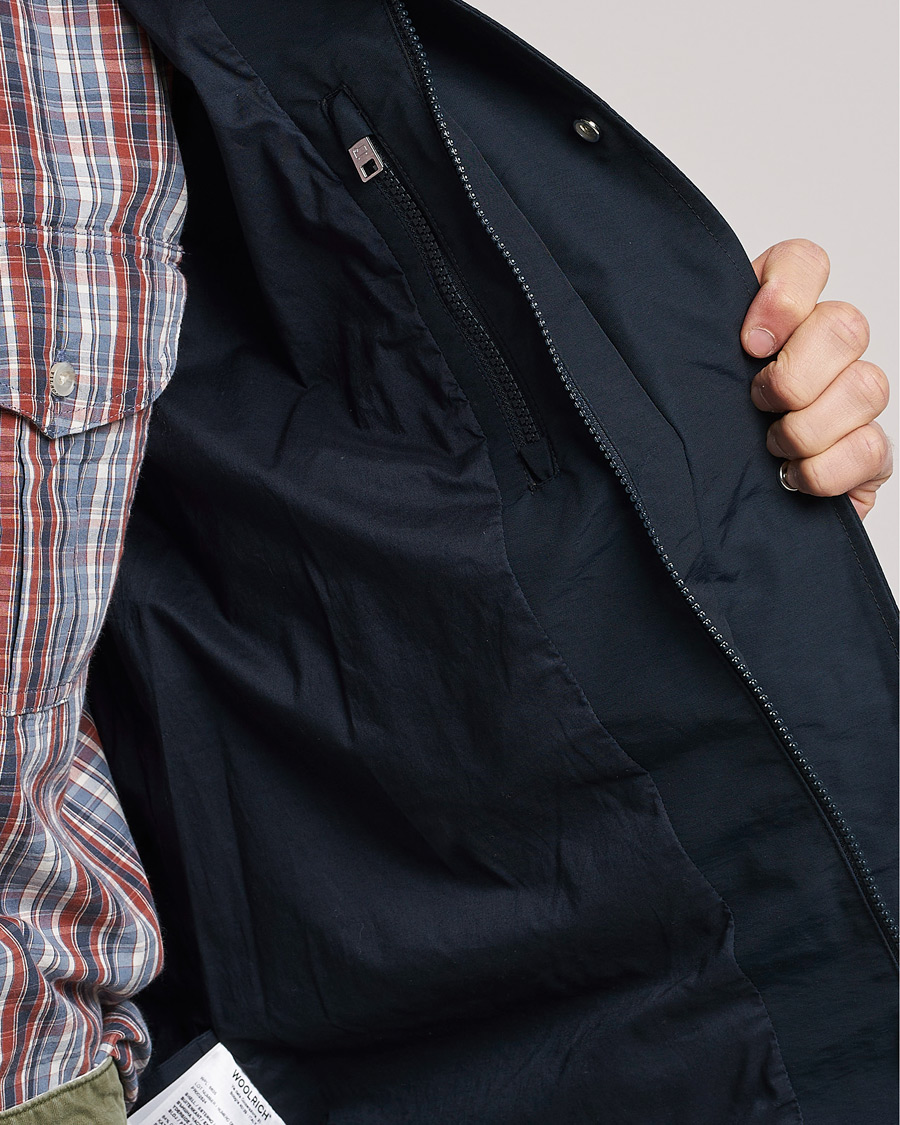 Uomini | Giacche | Woolrich | Cruiser Eco Field Jacket Melton Blue