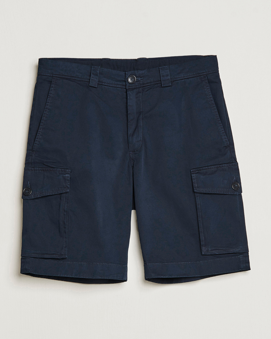 Uomini | Pantaloncini | Woolrich | Classic Cargo Shorts Melton Blue