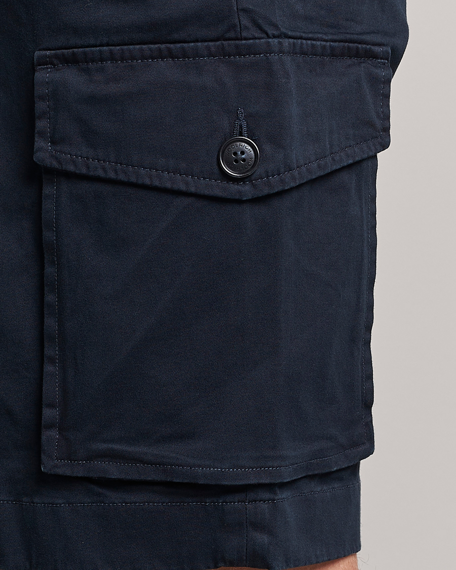 Uomini | Pantaloncini | Woolrich | Classic Cargo Shorts Melton Blue