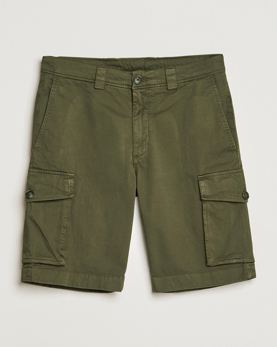 Uomini | Pantaloncini | Woolrich | Classic Cargo Shorts Dark Green