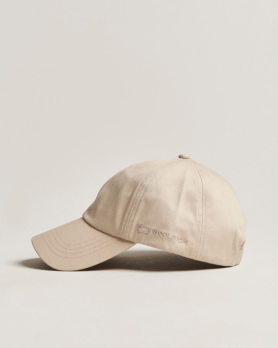 Uomini | Woolrich Logo Baseball Cap Beach Sand | Woolrich | Logo Baseball Cap Beach Sand