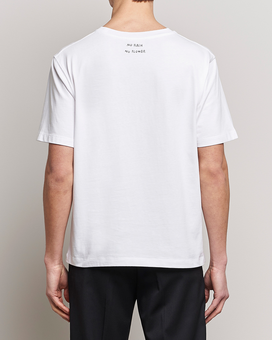 Uomini | T-shirt | Lardini | Fiore Tasca Printet Logo T-Shirt White