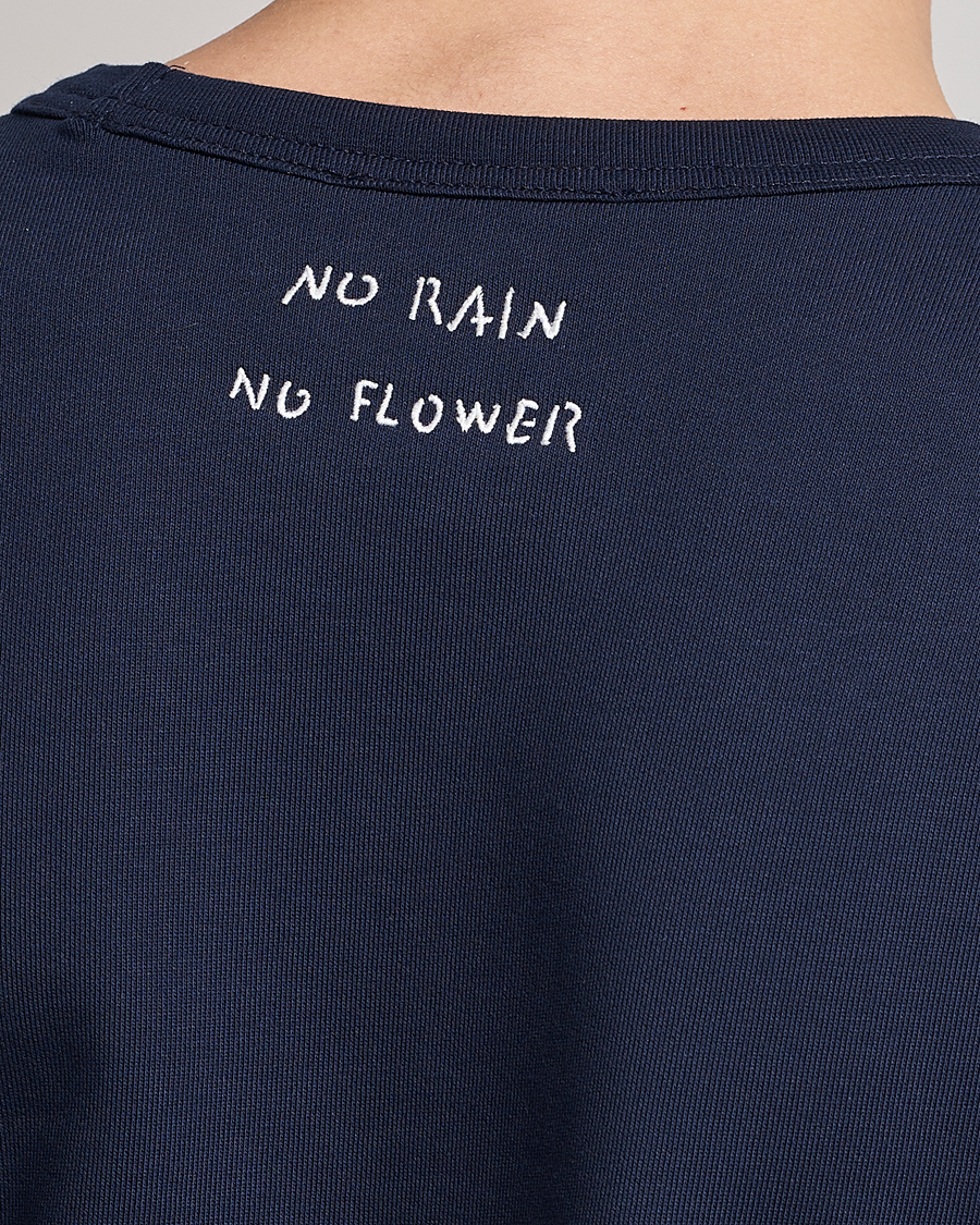 Uomini | Maglieria | Lardini | Cotton Embroidery Logo Sweatshirt Navy