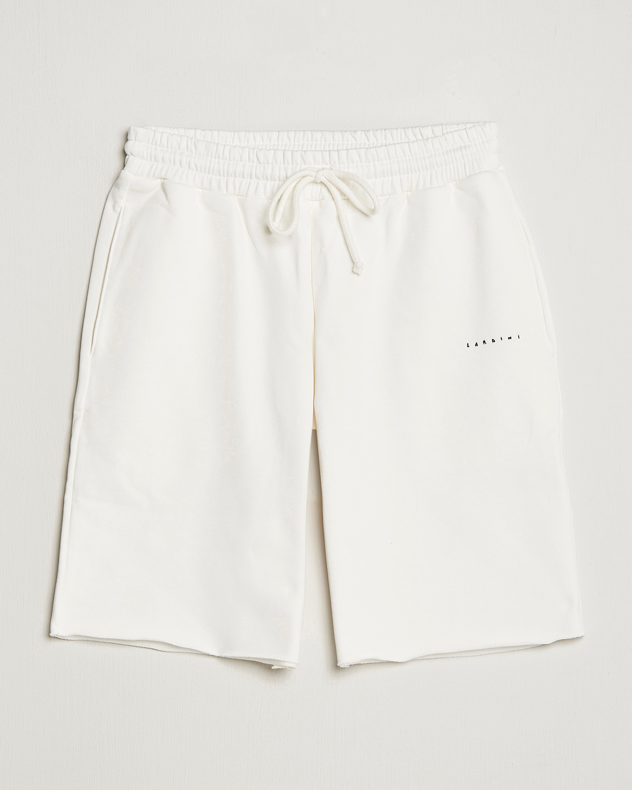 Uomini | Pantaloncini | Lardini | Cotton Embroidery Shorts White