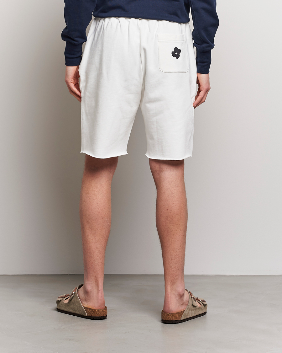 Uomini | Pantaloncini | Lardini | Cotton Embroidery Shorts White