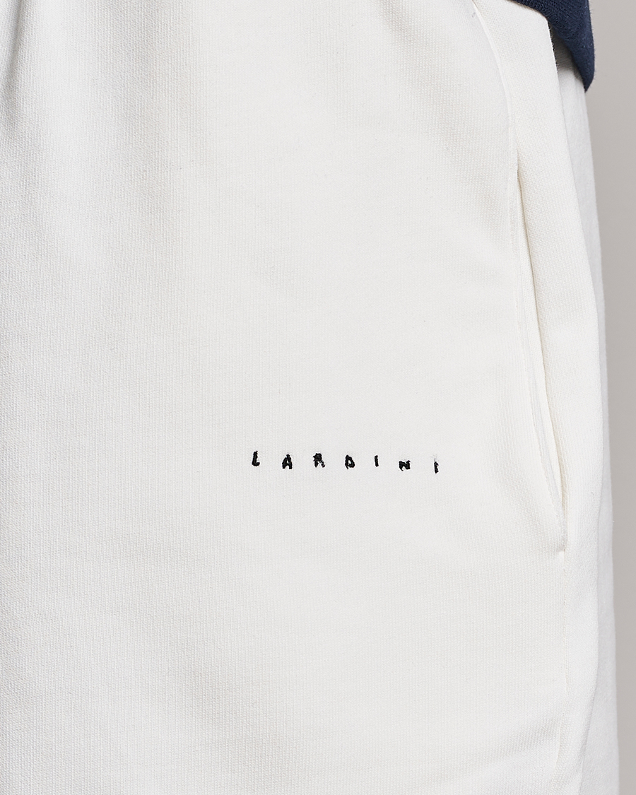 Uomini | Pantaloncini | Lardini | Cotton Embroidery Shorts White