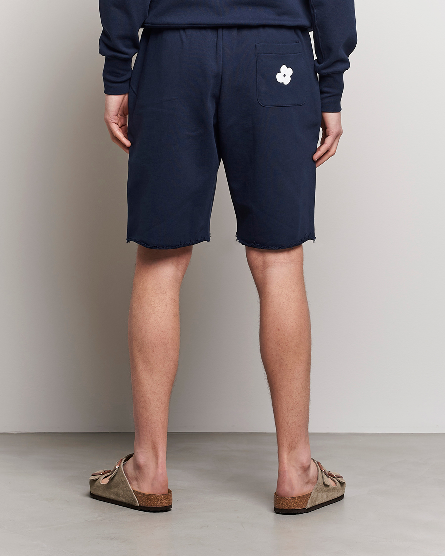 Uomini | Pantaloncini | Lardini | Cotton Embroidery Shorts Navy