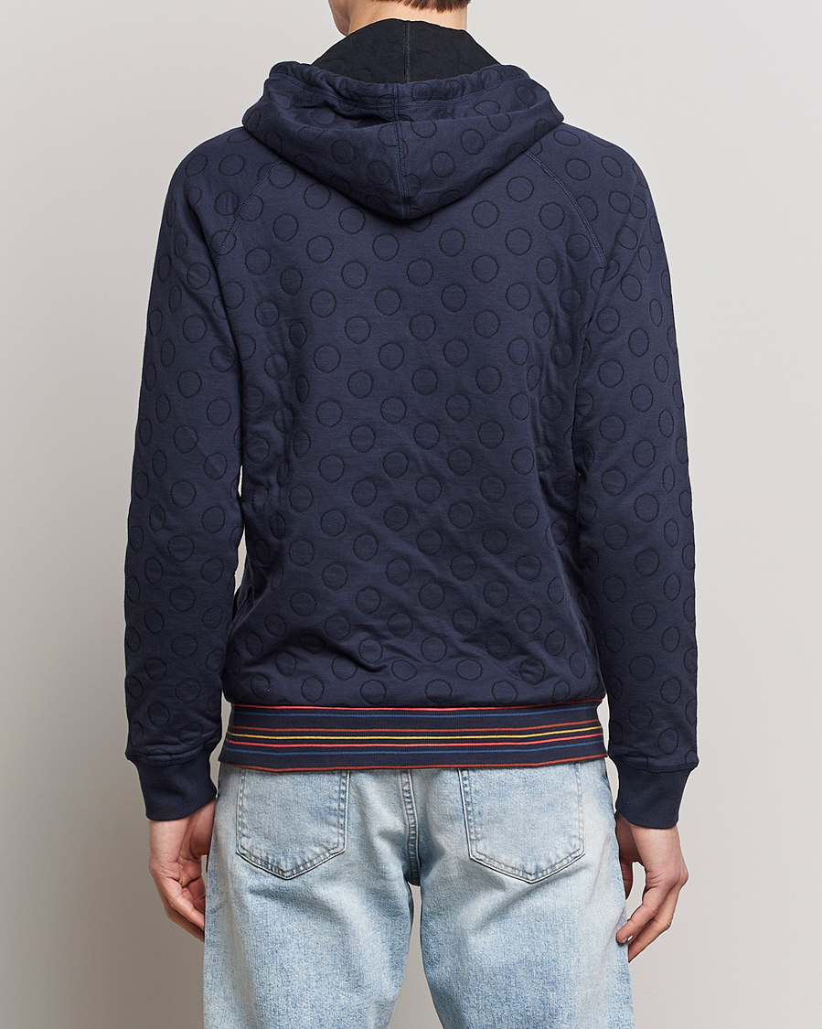 Uomini | Maglieria | Paul Smith | Jacquard Hoodie Navy