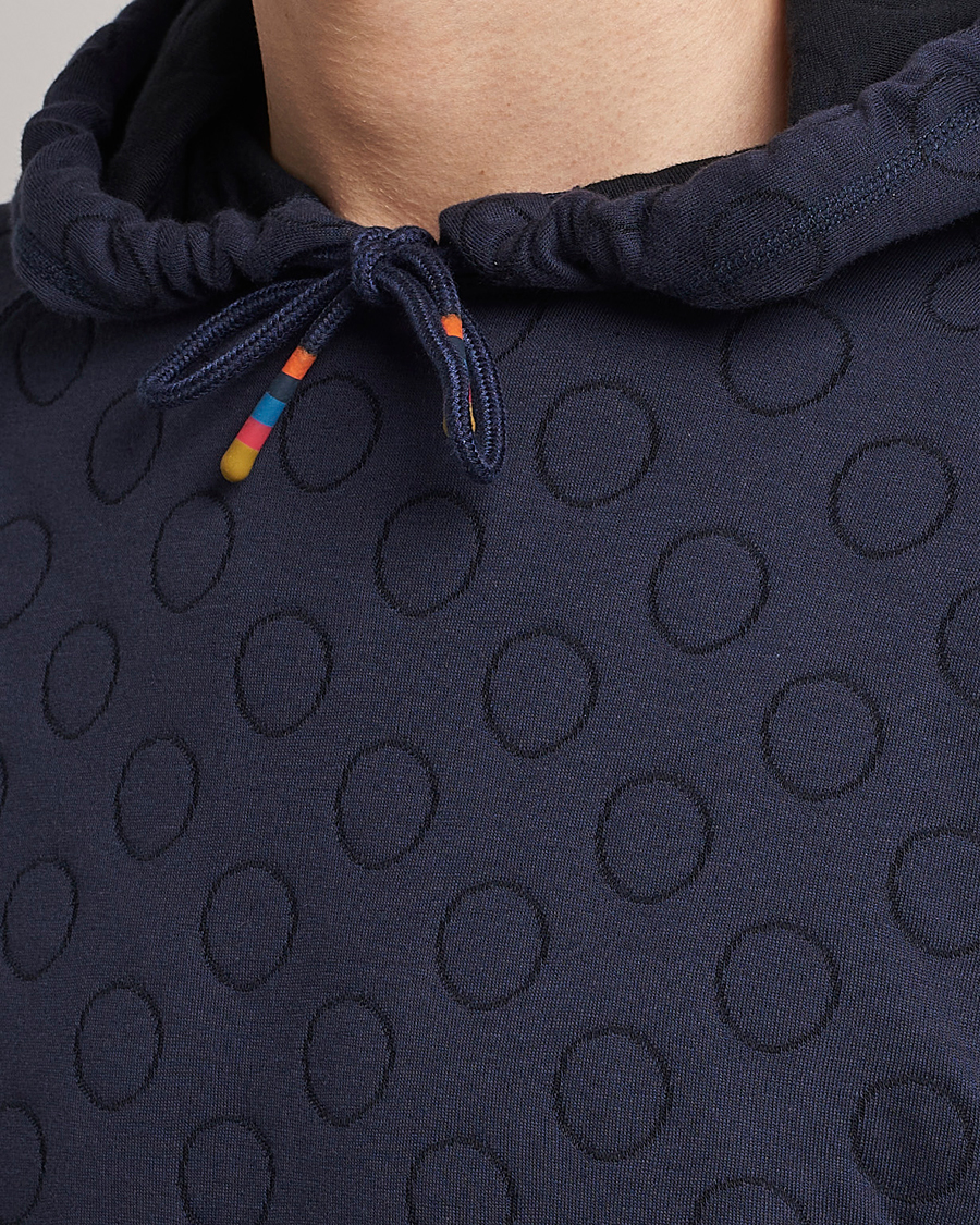 Uomini | Maglieria | Paul Smith | Jacquard Hoodie Navy