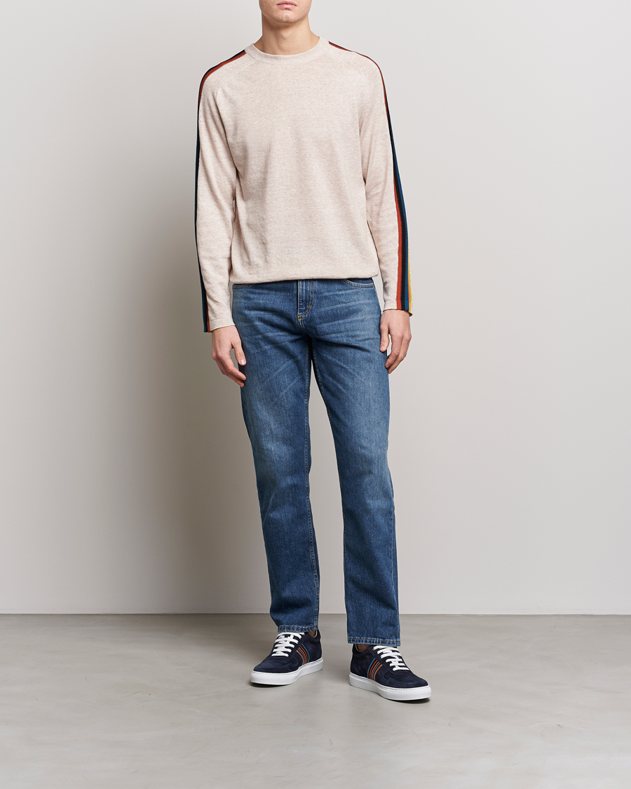 Uomini | Maglieria | Paul Smith | Knitted Crew Neck White