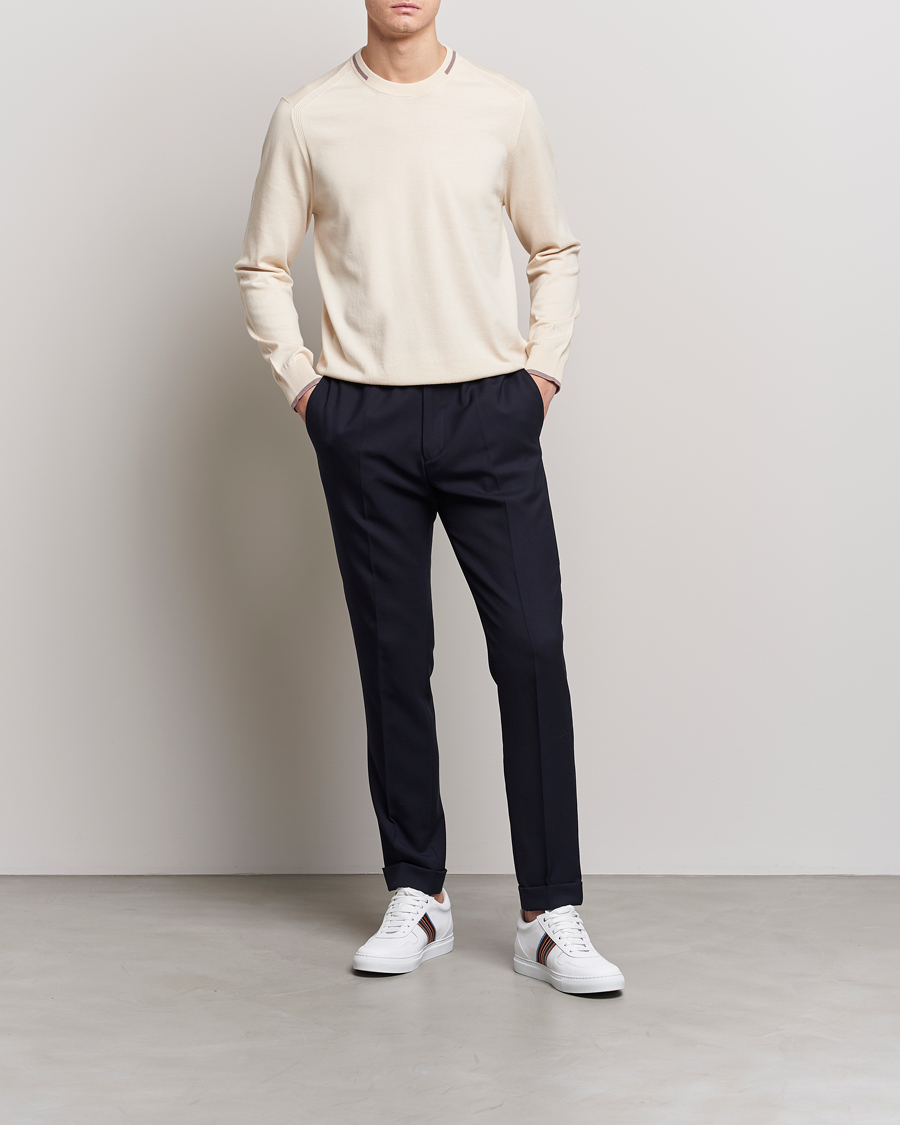 Uomini | Maglieria | Paul Smith | Organic Cotton Knitted Sweater Off White