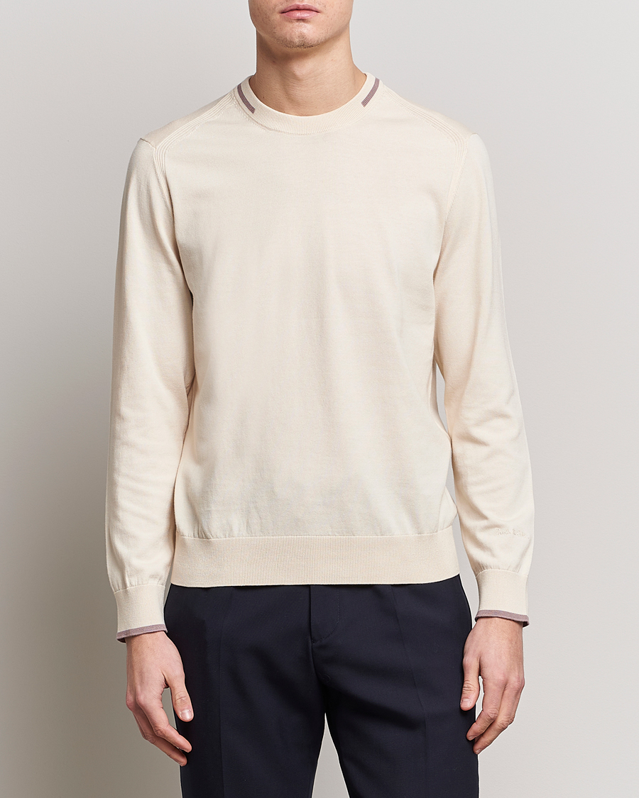 Uomini | Maglieria | Paul Smith | Organic Cotton Knitted Sweater Off White