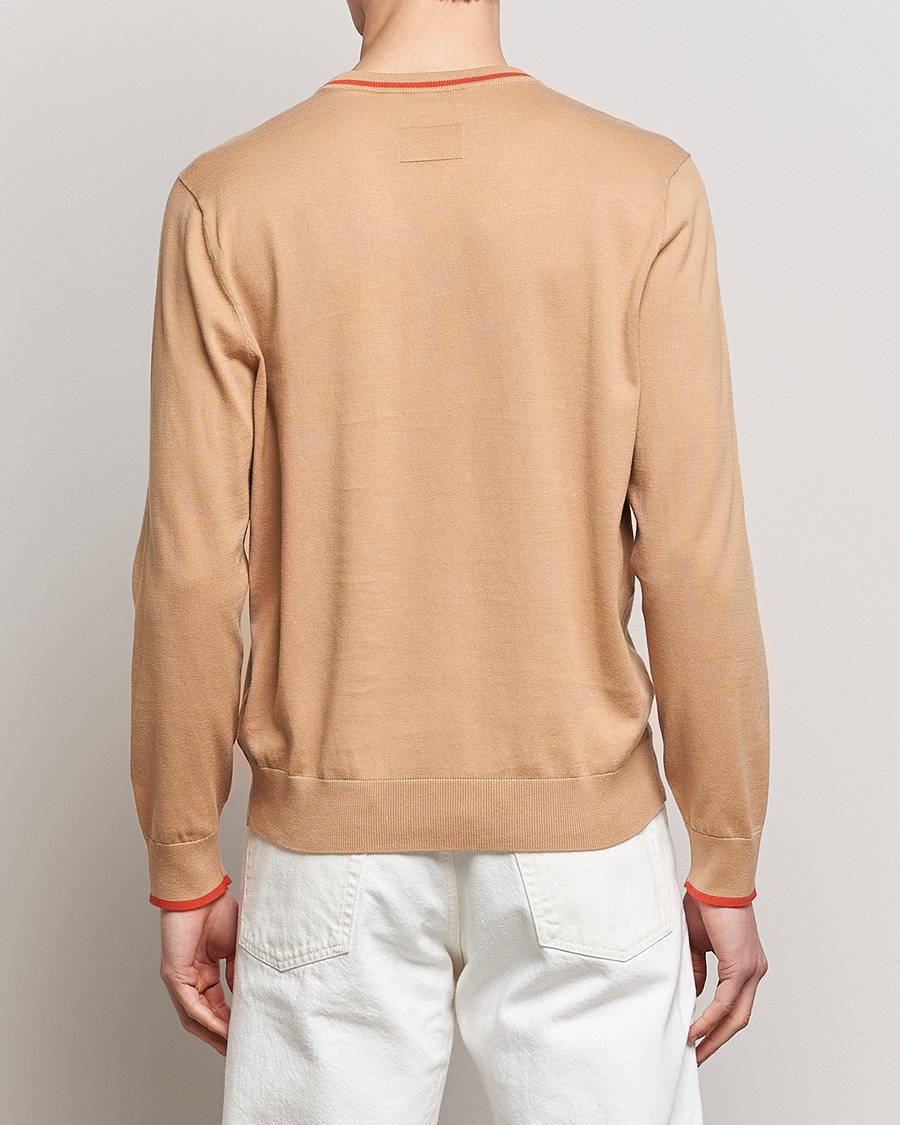Uomini | Maglieria | Paul Smith | Organic Cotton Knitted Sweater Light Beige