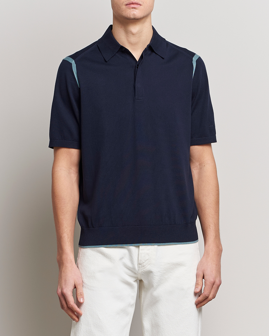 Uomini | Polo | Paul Smith | Organic Cotton Polo Dark Navy