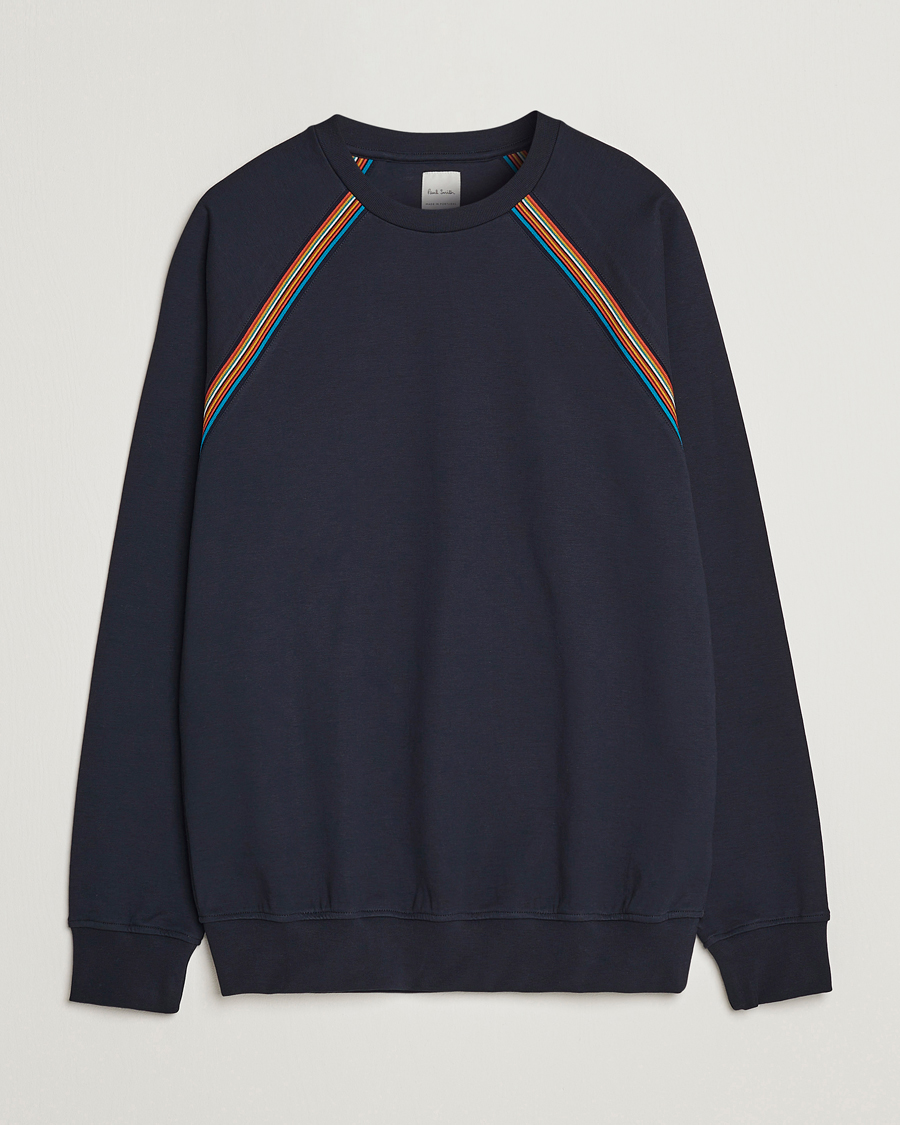Uomini | Maglieria | Paul Smith | Raglan Cotton Sweatshirt Dark Navy