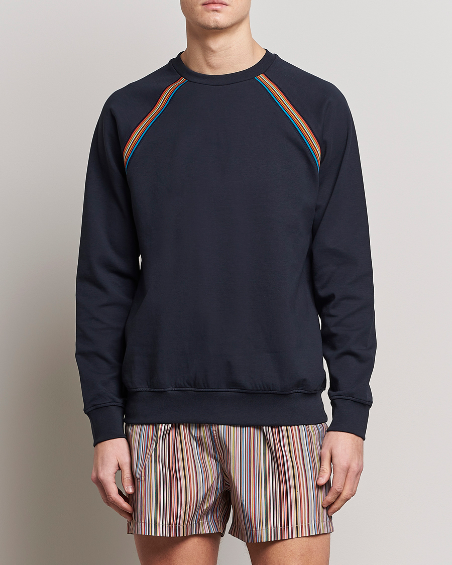 Uomini | Maglieria | Paul Smith | Raglan Cotton Sweatshirt Dark Navy