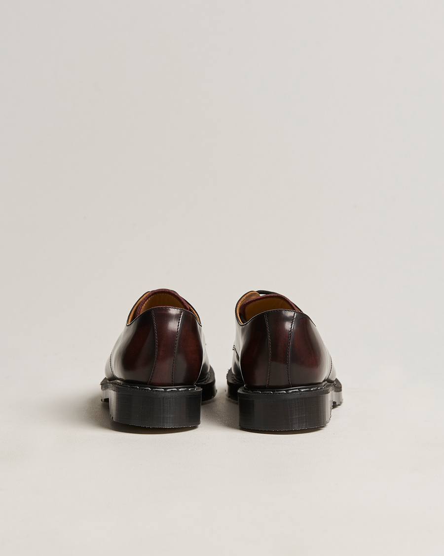 Uomini | Scarpe derby | Solovair | 3 Eye Gibson Shoe Burgundy Shine