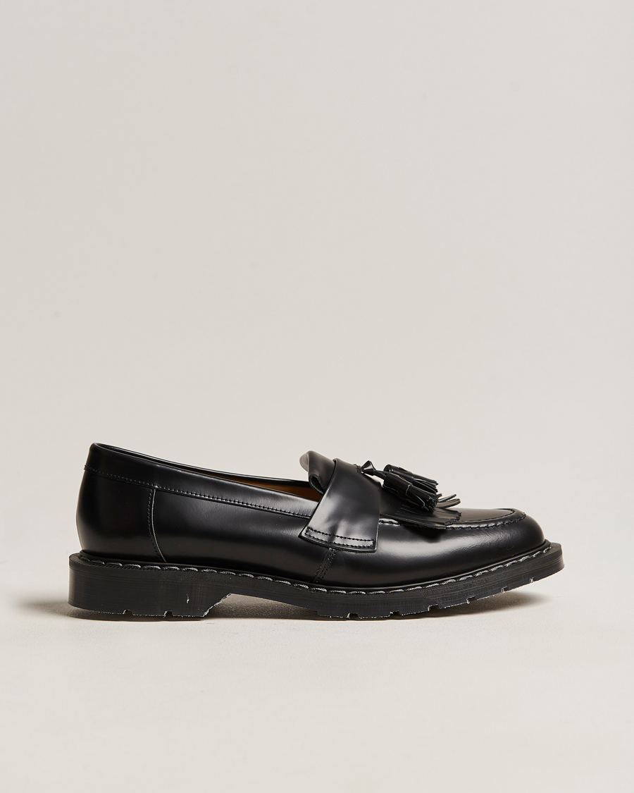 Uomini | Solovair Tassel Loafer Black Shine | Solovair | Tassel Loafer Black Shine