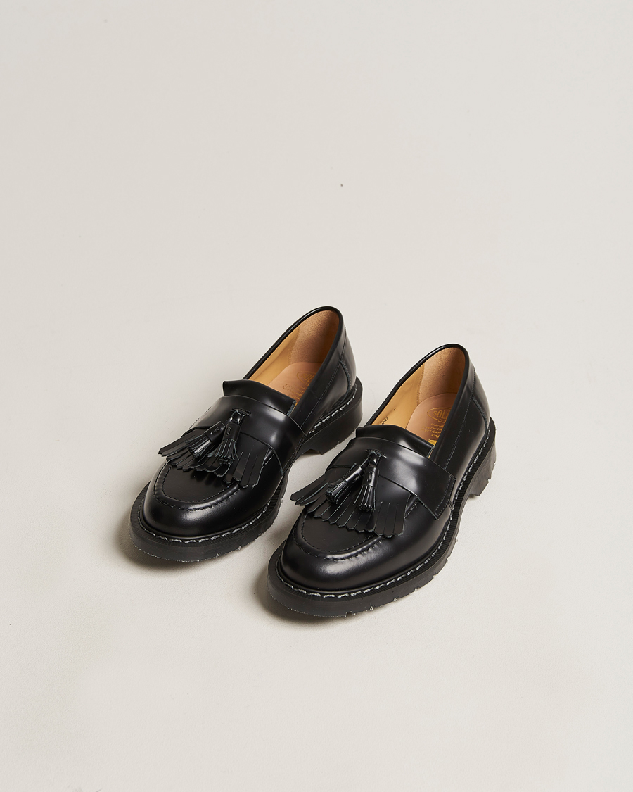 Uomini | Solovair Tassel Loafer Black Shine | Solovair | Tassel Loafer Black Shine