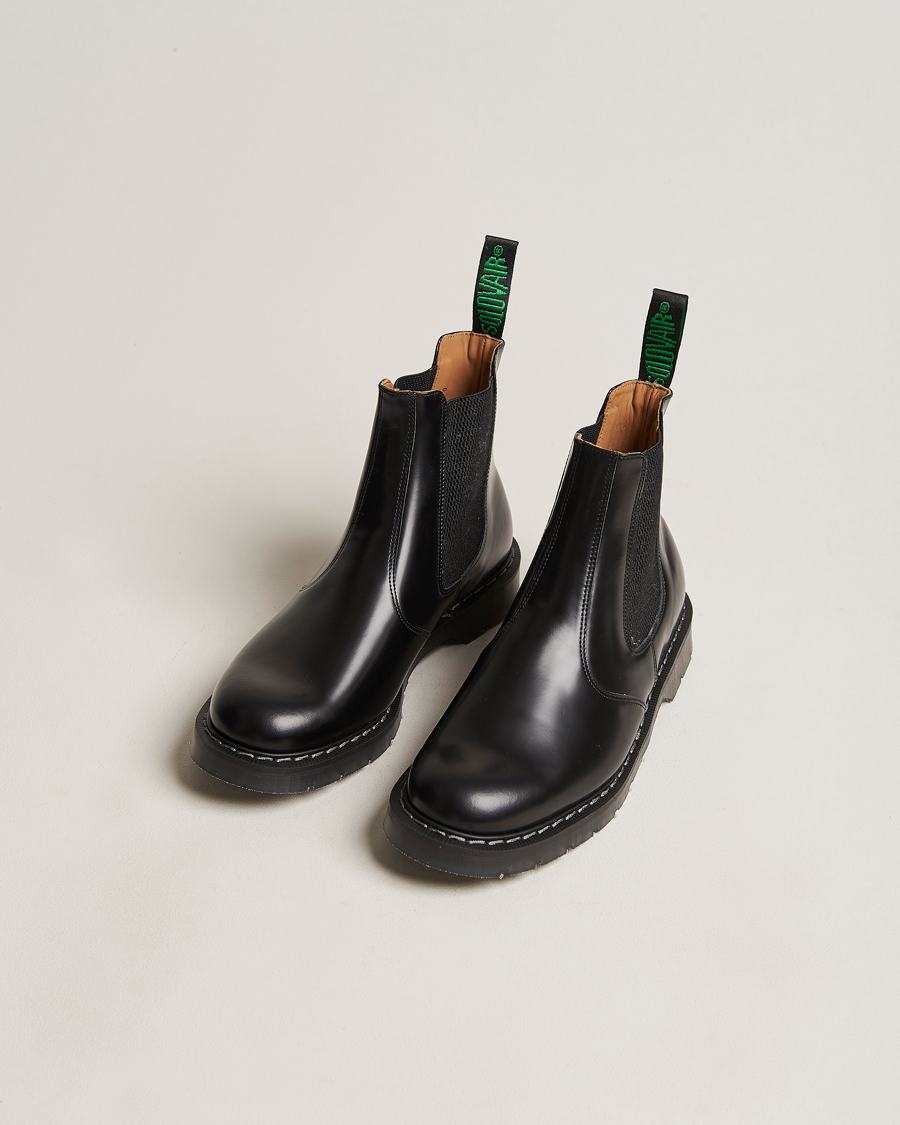 Uomini | Stivali | Solovair | Dealer Boot Black Shine