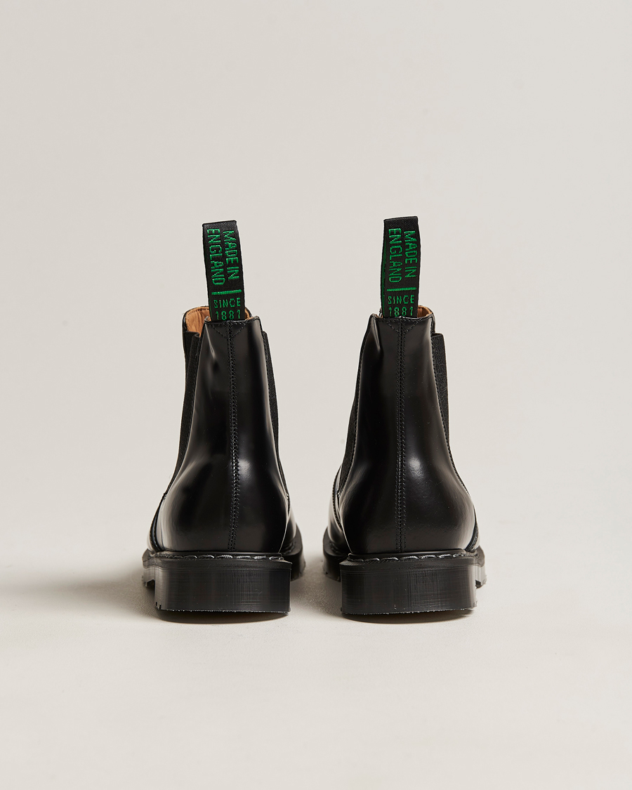 Uomini | Stivali | Solovair | Dealer Boot Black Shine