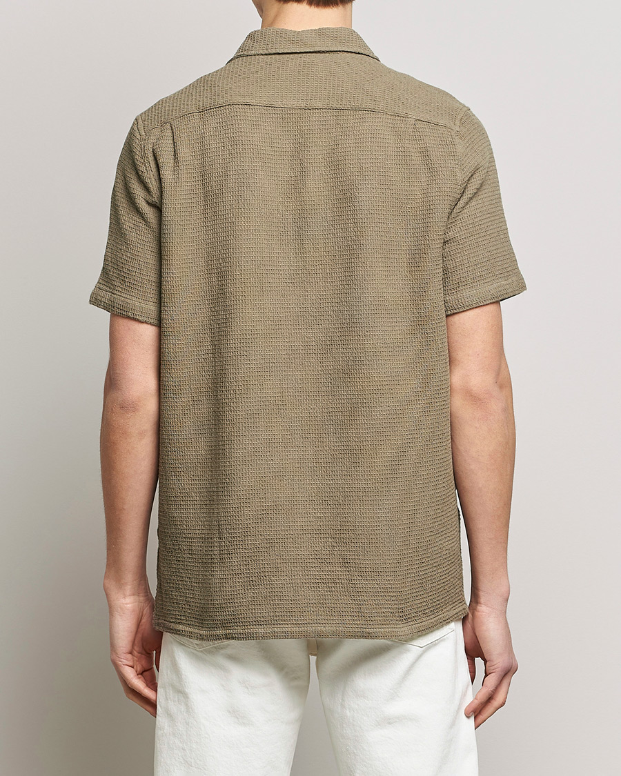 Uomini | Camicie | Samsøe Samsøe | Samsøe & Samsøe Avan Organic Cotton Short Sleeve Shirt Brindle