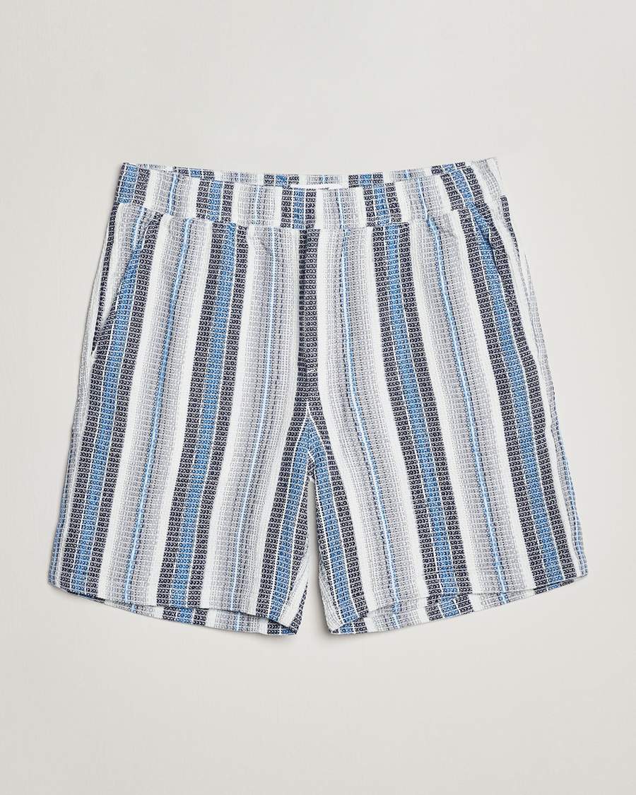 Uomini | Pantaloncini | Samsøe Samsøe | Samsøe & Samsøe Jabari Shorts Blue Stripe