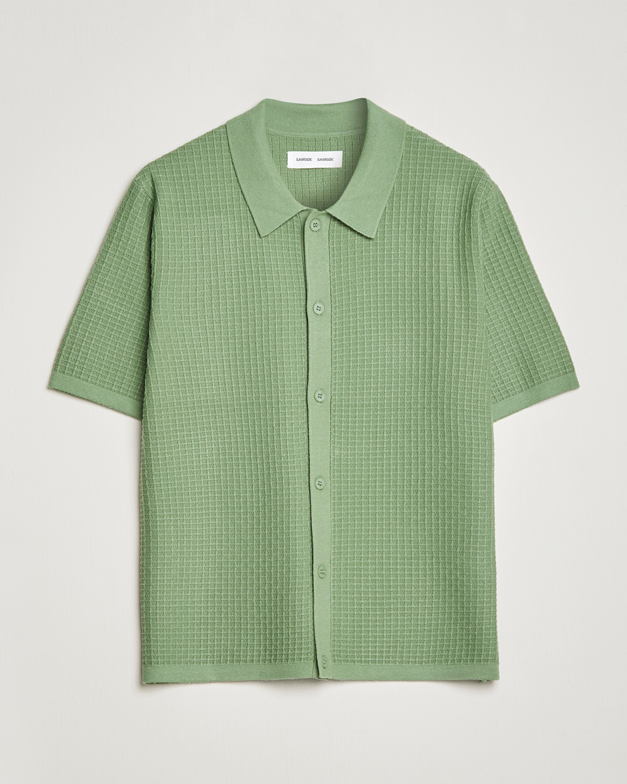 Uomini | Polo | Samsøe Samsøe | Samsøe & Samsøe Derek Polo Shirt Basil