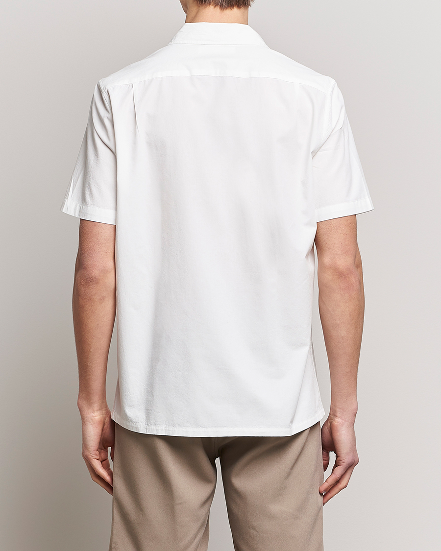 Uomini | Camicie | Samsøe Samsøe | Samsøe & Samsøe Avan Organic Cotton Short Sleeve Shirt White