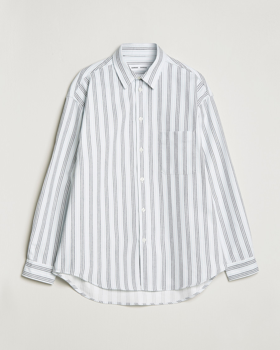 Uomini | Camicie | Samsøe Samsøe | Samsøe & Samsøe Luan Cotton Shirt Salute Stripe
