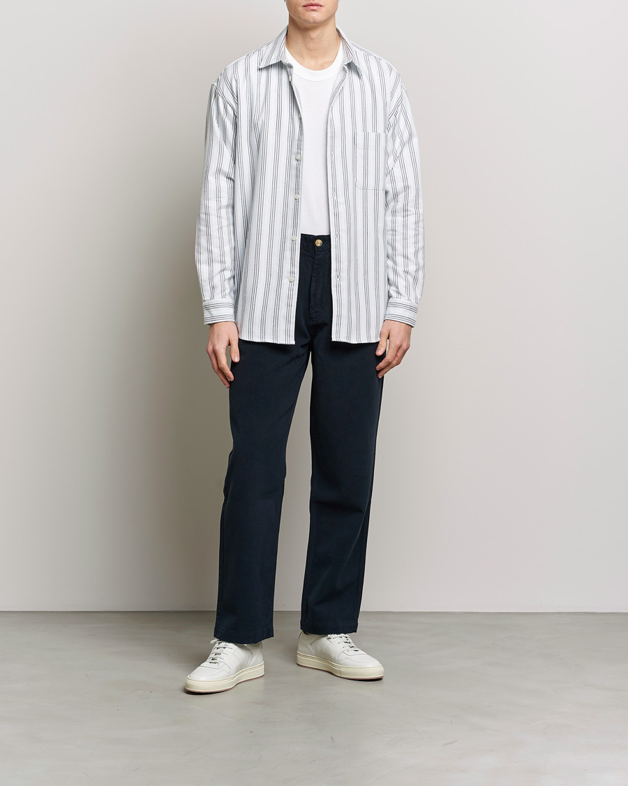 Uomini | Camicie | Samsøe Samsøe | Samsøe & Samsøe Luan Cotton Shirt Salute Stripe