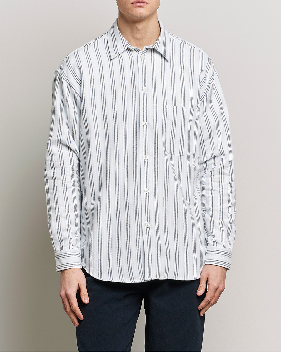 Uomini | Camicie | Samsøe Samsøe | Samsøe & Samsøe Luan Cotton Shirt Salute Stripe