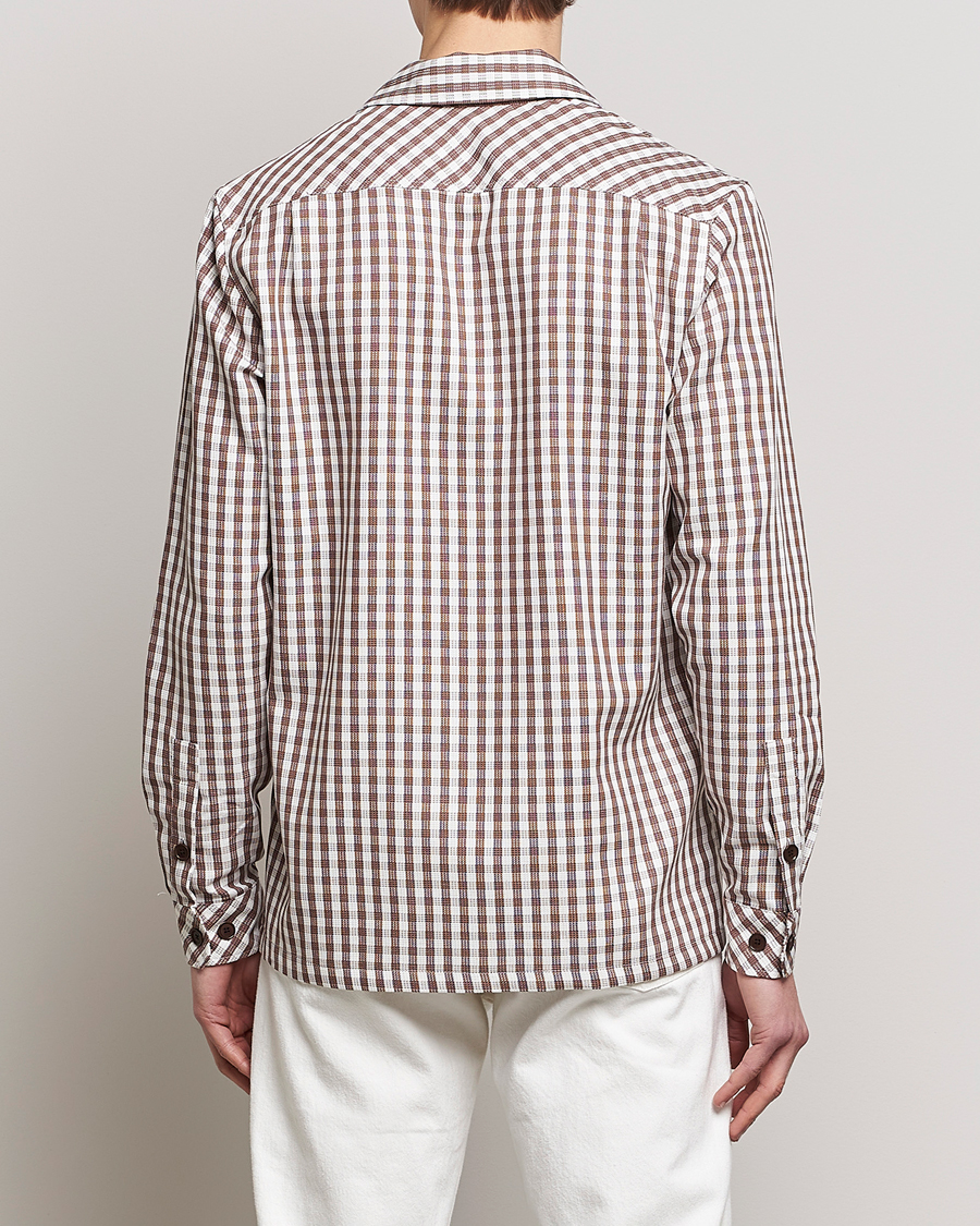 Uomini | Camicie | Samsøe Samsøe | Samsøe & Samsøe Taka Cotton Lyocell Overshirt Dark Earth