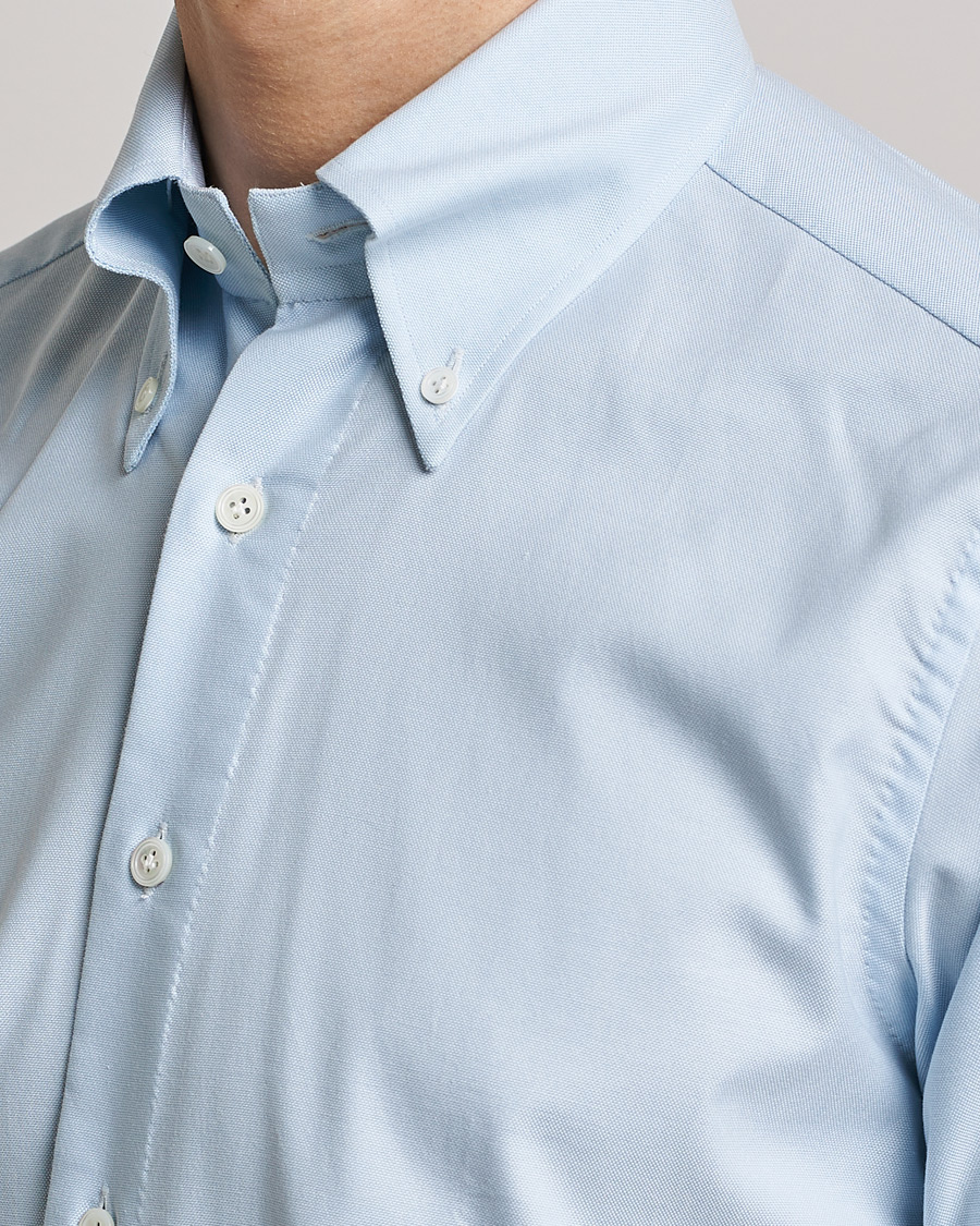 Uomini | Camicie | 100Hands | Gold Line Natural Stretch Oxford Shirt Light Blue